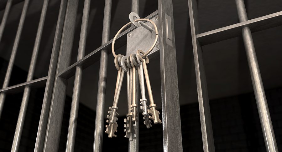 Jail Cell With Open Door And Bunch Of Keys Jail Cell With Open Door And Bunch Of Keys