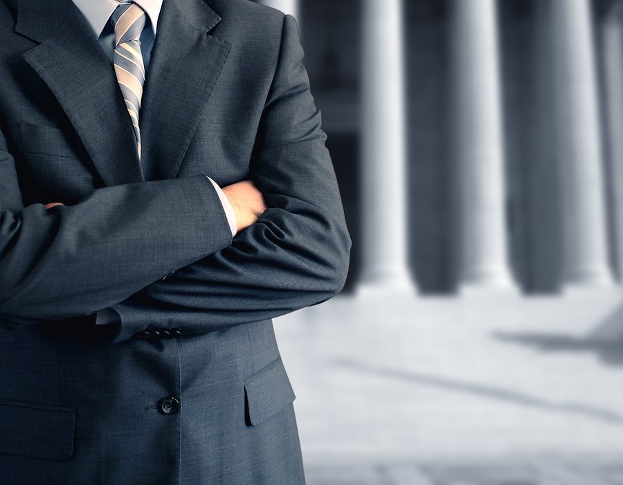 Man At Courthouse 