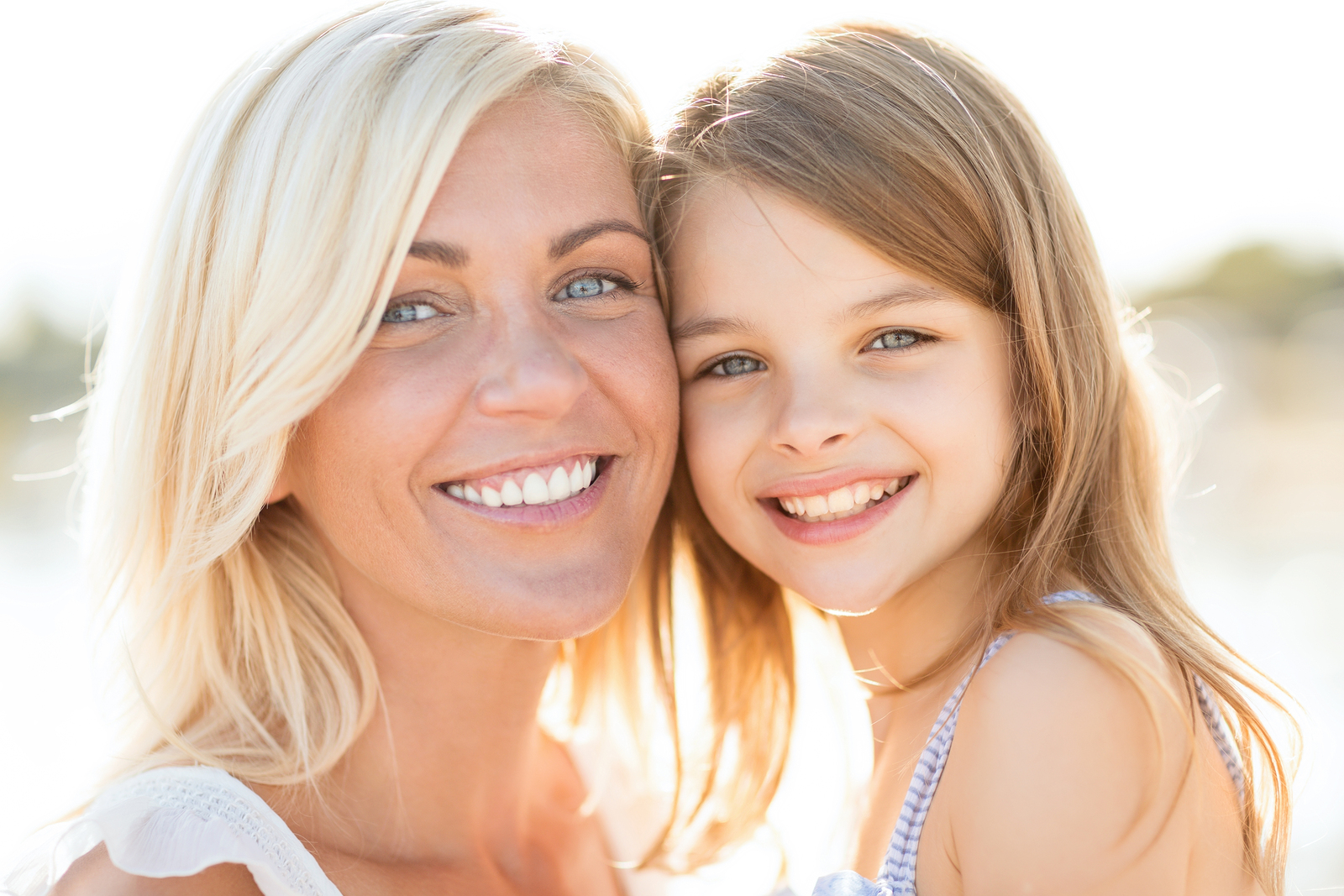 summer holidays, family, children and people concept - happy mot
